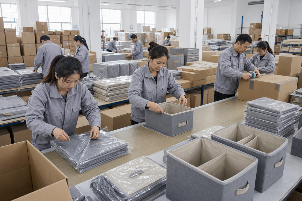 Folding and Packaging Process