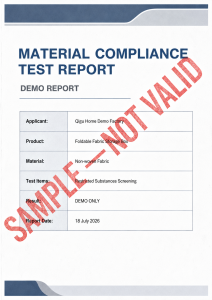 Material Compliance Test Report